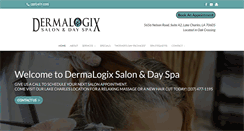 Desktop Screenshot of dermalogixspa.com